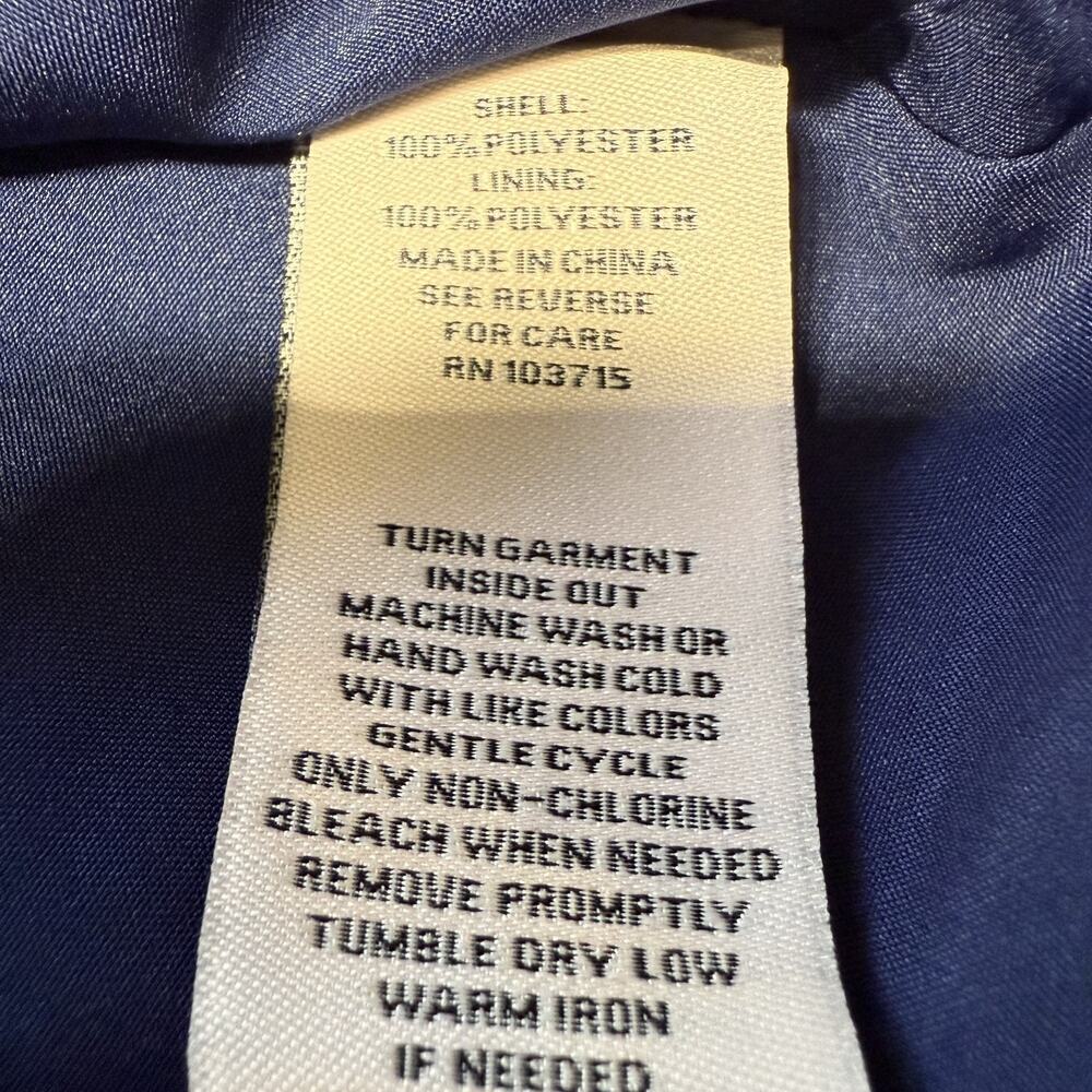 Nanette Lepore Cocktail Dress Navy Pink Floral Pleated Smocked Waist Size 12 - Picture 5 of 9